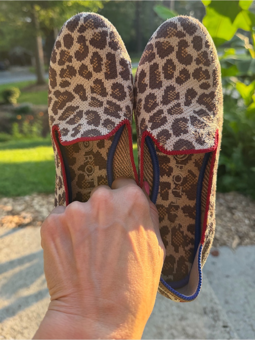 Rothy's Almond Loafer in the Mocha Spot - Size 6.5